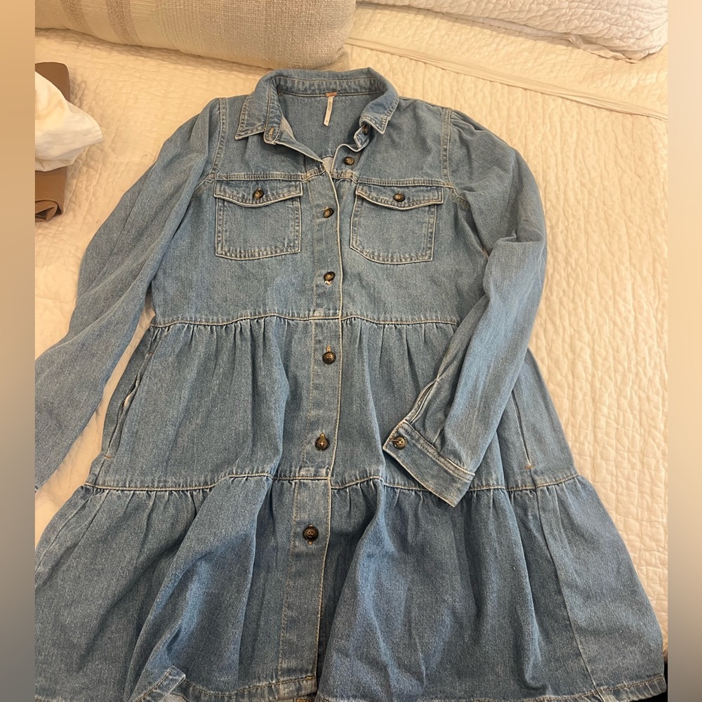 Free people denim dress